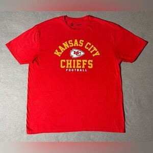 NFL Apparel Kansas City Chiefs Men's T-Shirt Red Size XL Short Sleeve